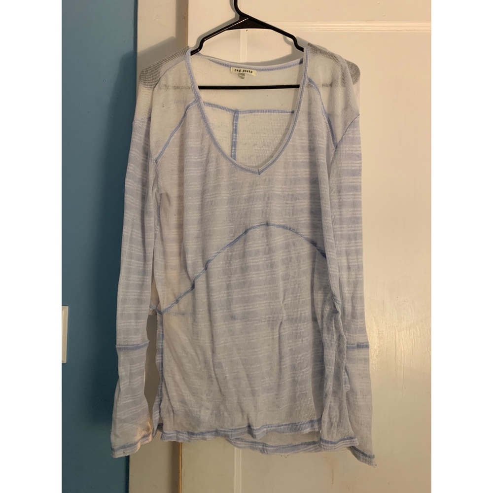 Lightweight Blue Stripe Sweater